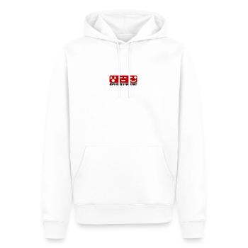 Death Where is your Sting? - Männer Premium Bio Hoodie - Weiß - Vorne - Nico (187cm)