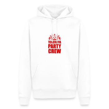 Voyage de l’équipage de la fête à Tenerife - Sweat à capuche Premium bio Homme - blanc - Devant - Nico (187cm)