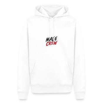 Malle Crew Mallorca - Sweat à capuche Premium bio Homme - blanc - Devant - Nico (187cm)