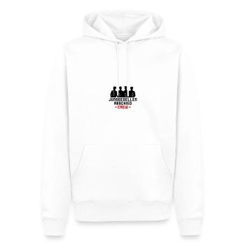 Junggesellen Crew Jga - Männer Premium Bio Hoodie - Weiß - Vorne - Nico (187cm)