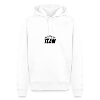 Monkey Team Party Beer - Men’s Premium Organic Hoodie - white - Front - Nico (187cm)