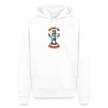 Drinking Buddies - Männer Premium Bio Hoodie - Weiß - Vorne - Nico (187cm)