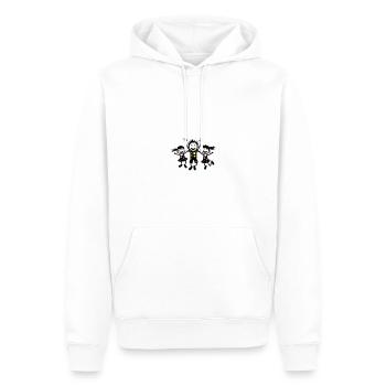 Kinder Freude Kindergarten Gruppe - Männer Premium Bio Hoodie - Weiß - Vorne - Nico (187cm)