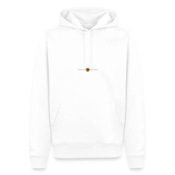 Icône de vacances de palmier - Sweat à capuche Premium bio Homme - blanc - Devant - Nico (187cm)