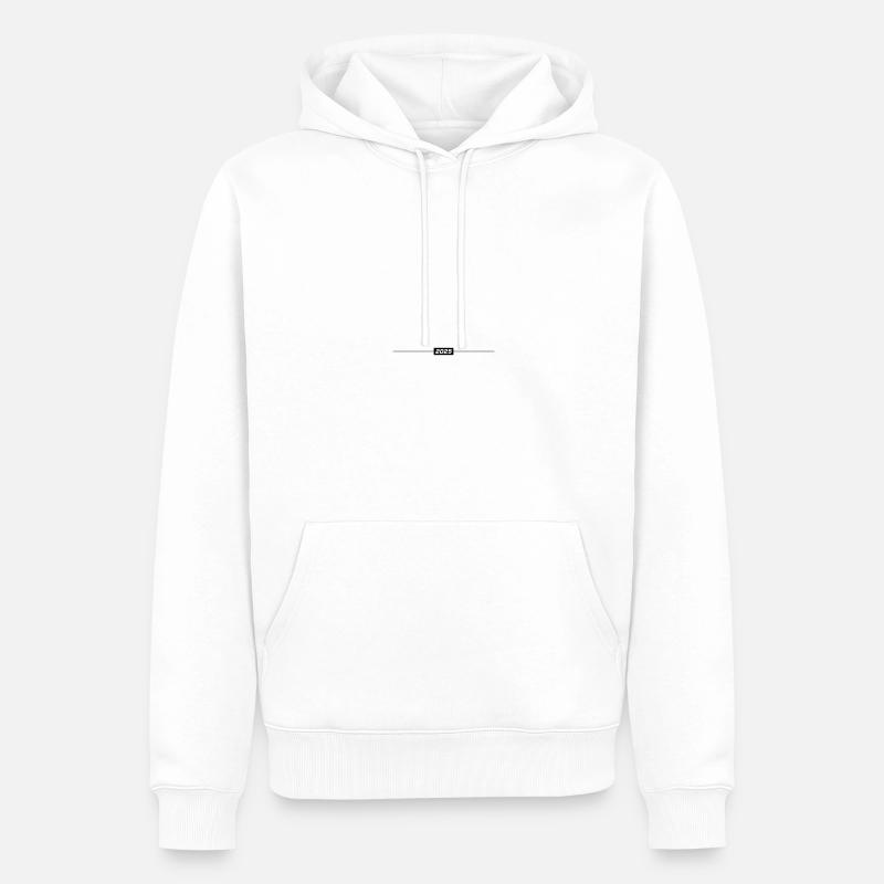 Symbole 2025 - Sweat à capuche Premium bio Homme - blanc