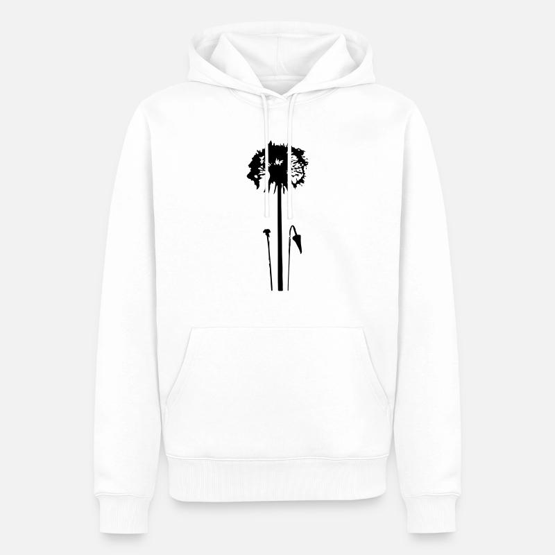 Pissenlit Pissenlit Idée cadeau - Sweat à capuche Premium bio Homme - blanc