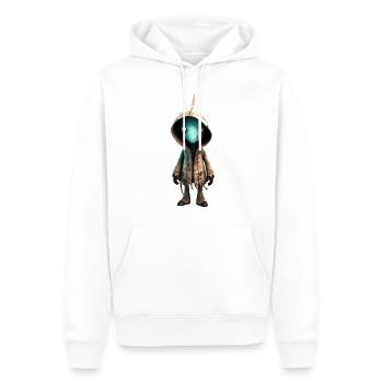 Niedliches Monster - Männer Premium Bio Hoodie - Weiß - Vorne - Nico (187cm)