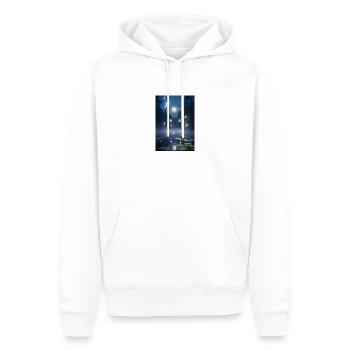 Fantasy Elfen am See - Männer Premium Bio Hoodie - Weiß - Vorne - Nico (187cm)