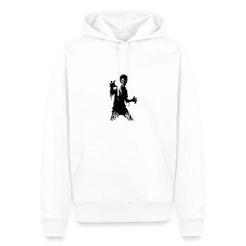 Gruseliges Kinder Zombie Halloween - Männer Premium Bio Hoodie - Weiß - Vorne - Nico (187cm)