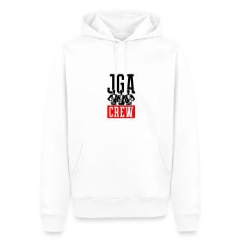 Jga Crew Bräutigam Team - Männer Premium Bio Hoodie - Weiß - Vorne - Nico (187cm)