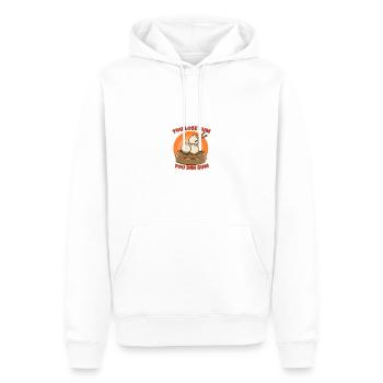 Asiatisches Chinesisches Essen Dim Sum I Geschenk - Männer Premium Bio Hoodie - Weiß - Vorne - Nico (187cm)