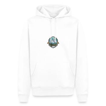 Alpen Ski Eisberge Berge - Männer Premium Bio Hoodie - Weiß - Vorne - Nico (187cm)