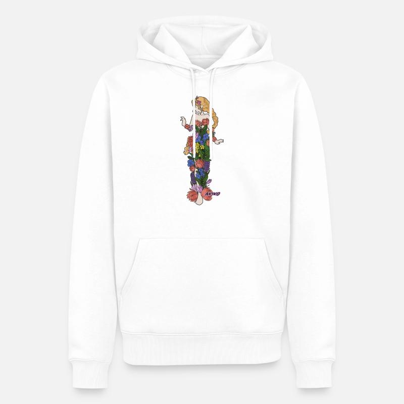 Enfant du printemps - Sweat à capuche Premium bio Homme - blanc