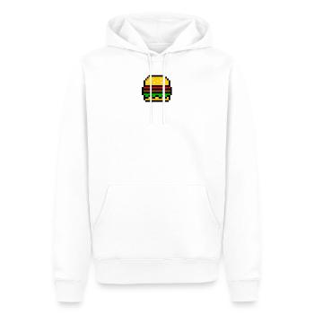 Burger Love - Männer Premium Bio Hoodie - Weiß - Vorne - Nico (187cm)