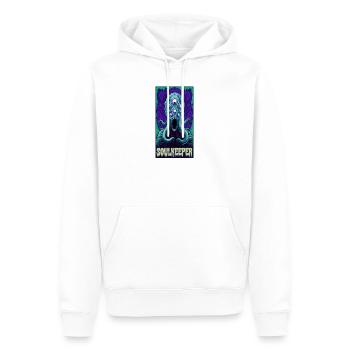 FilmPoster - Männer Premium Bio Hoodie - Weiß - Vorne - Nico (187cm)