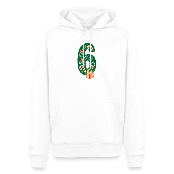 Fun 67 Number 6-7 6 7 Matching Christmas Six You - Men’s Premium Organic Hoodie - white - Front - Nico (187cm)