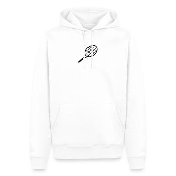 Tennis Ball Schläger Spieler Geschenkidee Sport - Männer Premium Bio Hoodie - Weiß - Vorne - Nico (187cm)