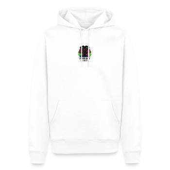 Namibia Königin - Männer Premium Bio Hoodie - Weiß - Vorne - Nico (187cm)