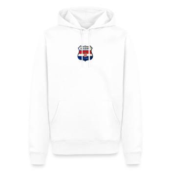 Bjelovar Kroatien Flaggen Wappen Design - Männer Premium Bio Hoodie - Weiß - Vorne - Nico (187cm)