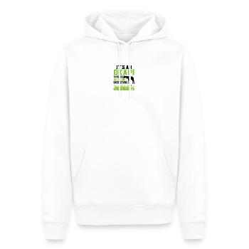 Ist ein Okapi - Männer Premium Bio Hoodie - Weiß - Vorne - Nico (187cm)