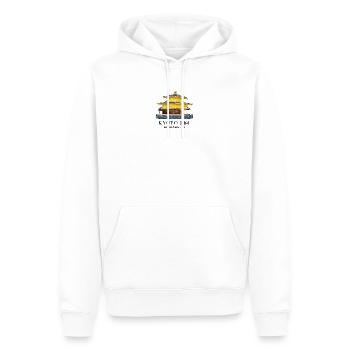 Kyoto, Kinkaku-ji, goldener Pavillon, Tempel Japan - Männer Premium Bio Hoodie - Weiß - Vorne - Nico (187cm)