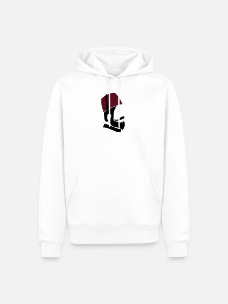 Ottoman Man - Men’s Premium Organic Hoodie - white