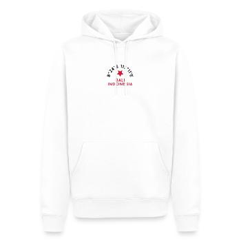 Bali - Männer Premium Bio Hoodie - Weiß - Vorne - Nico (187cm)