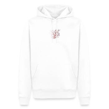 coralfantasy Coral - Sweat à capuche Premium bio Homme - blanc - Devant - Nico (187cm)
