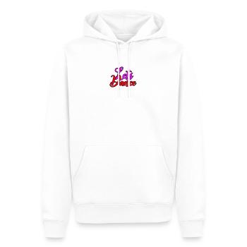 Dansons 1983 - Musique - Sweat à capuche Premium bio Homme - blanc - Devant - Nico (187cm)