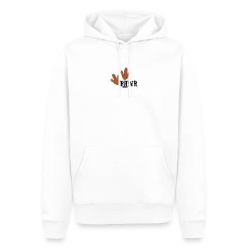 Rawr Print Duo - Men’s Premium Organic Hoodie - white - Front - Nico (187cm)