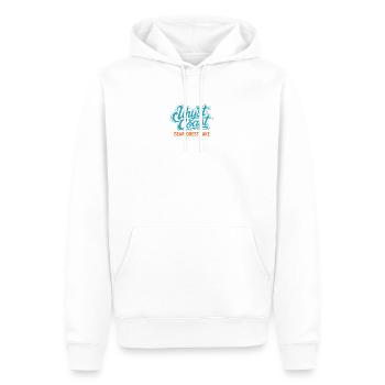 Uhyst Coast Spree Bärwalder See Bearforest Lake bl - Männer Premium Bio Hoodie - Weiß - Vorne - Nico (187cm)