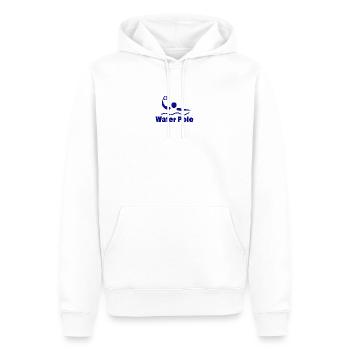 WATER POLO - Männer Premium Bio Hoodie - Weiß - Vorne - Nico (187cm)