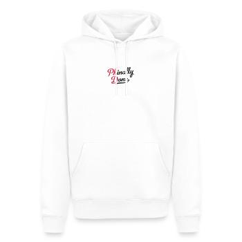 Doktortitel - Männer Premium Bio Hoodie - Weiß - Vorne - Nico (187cm)