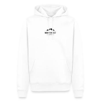 Mont Everest au-delà de la limite - Sweat à capuche Premium bio Homme - blanc - Devant - Nico (187cm)