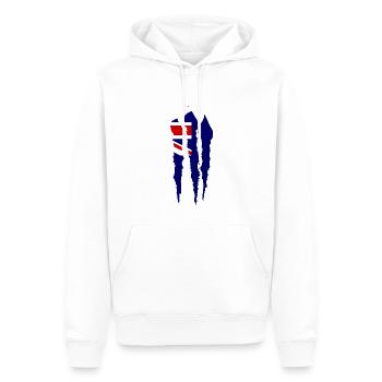 Australien Flagge Down Under Australische Fahne - Männer Premium Bio Hoodie - Weiß - Vorne - Nico (187cm)