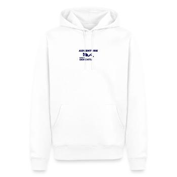 DIVING ADVENTURE - Men’s Premium Organic Hoodie - white - Front - Nico (187cm)