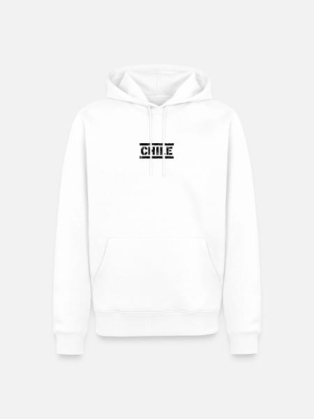 Chile - Men’s Premium Organic Hoodie - white