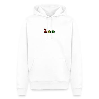 Conception de l’arc-en-ciel de sorcière - Sweat à capuche Premium bio Homme - blanc - Devant - Nico (187cm)