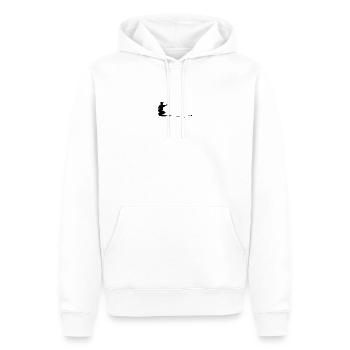 PETANQUE - Männer Premium Bio Hoodie - Weiß - Vorne - Nico (187cm)