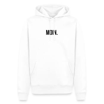 MOIN. T-Shirt North German Coastal Lover Hamburg - Men’s Premium Organic Hoodie - white - Front - Nico (187cm)