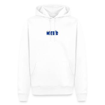 ICH WILL MEER - Männer Premium Bio Hoodie - Weiß - Vorne - Nico (187cm)
