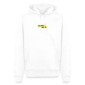 Promille, Malle - Männer Premium Bio Hoodie - Weiß - Vorne - Nico (187cm)