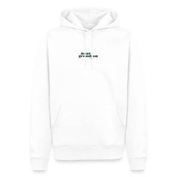 Meilleure grand-mère de l’univers - Sweat à capuche Premium bio Homme - blanc - Devant - Nico (187cm)