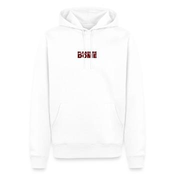 DÔME DE PLAISIR - Sweat à capuche Premium bio Homme - blanc - Devant - Nico (187cm)