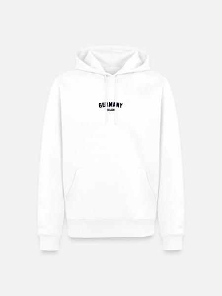 SELLIN Germany - Männer Premium Bio Hoodie - Weiß