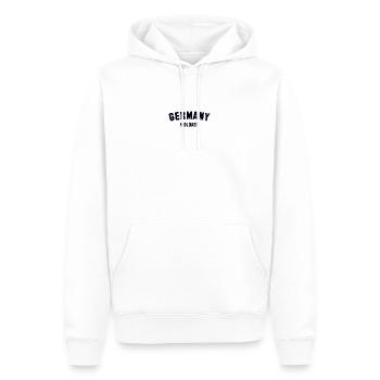 WOLGAST Germany - Männer Premium Bio Hoodie - Weiß - Vorne - Nico (187cm)
