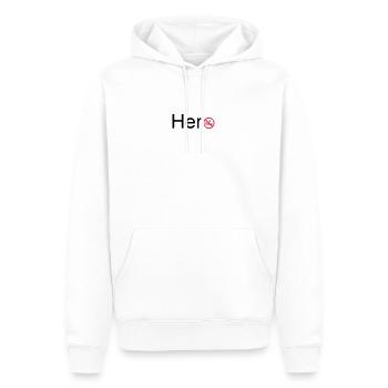 Hero fumeurs héros non-fumeurs Cadeau de sort - Sweat à capuche Premium bio Homme - blanc - Devant - Nico (187cm)