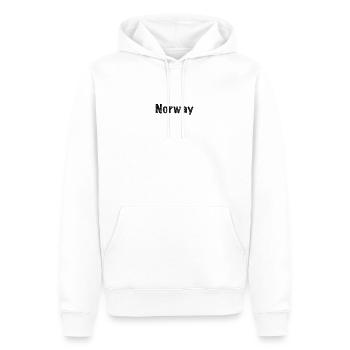 Norway - Männer Premium Bio Hoodie - Weiß - Vorne - Nico (187cm)