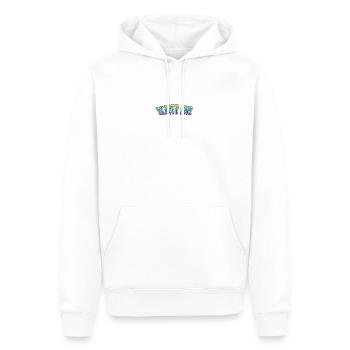 Design de patineuse pour fille - Sweat à capuche Premium bio Homme - blanc - Devant - Nico (187cm)