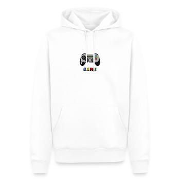 Game 3 Controller - Men’s Premium Organic Hoodie - white - Front - Nico (187cm)